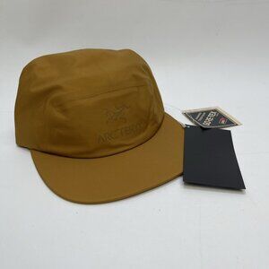 Arc’teryx Gore 5 Panel Cap GTX Gore-tex Yukon Brown Adjustable one size NEW